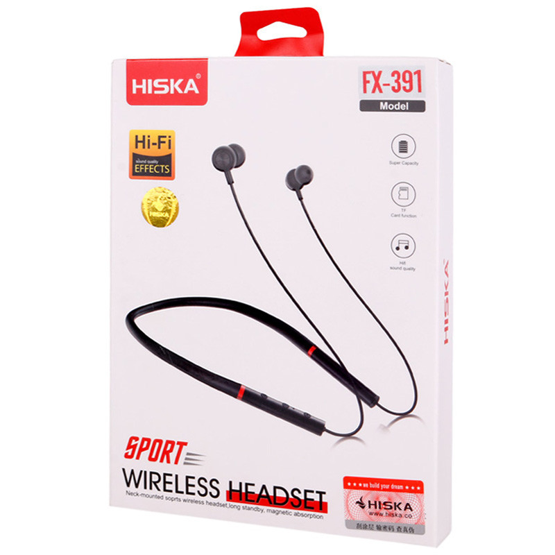 هندزفری بلوتوث دورگردنی Hiska FX-391