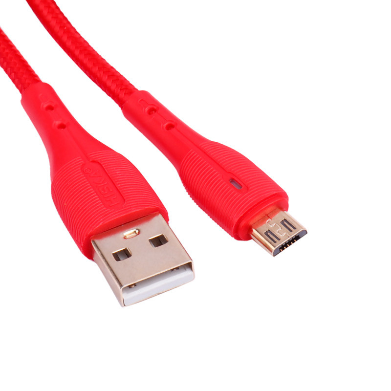 کابل میکرو یو اس بی فست شارژ Hiska LX-832 5A 1m
