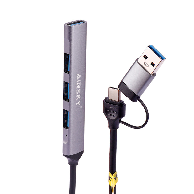 هاب 4 پورت USB3.0 آیفورتک Airsky HC-77