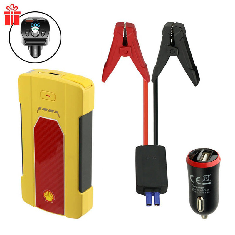 جامپ استارتر خودرو و پاوربانک Jump Starter SH990-CB +  هدیه FM PLAYER