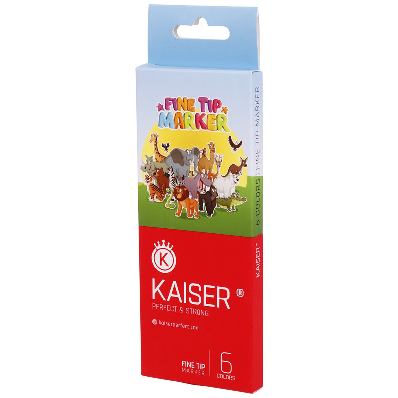 ماژیک نقاشی 6 رنگ کایزر Kaiser SK811