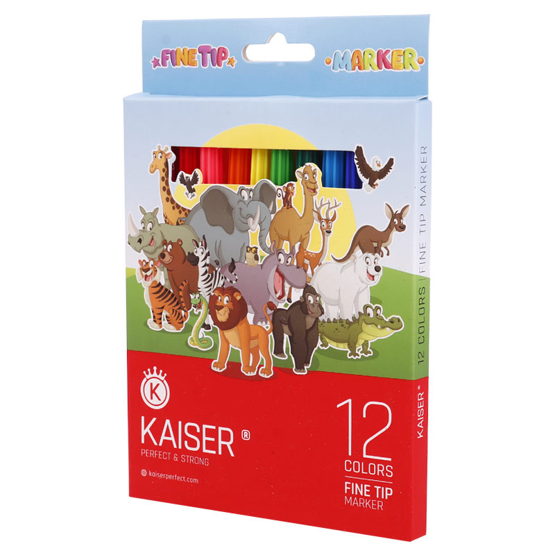 ماژیک نقاشی 12 رنگ کایزر Kaiser SK812