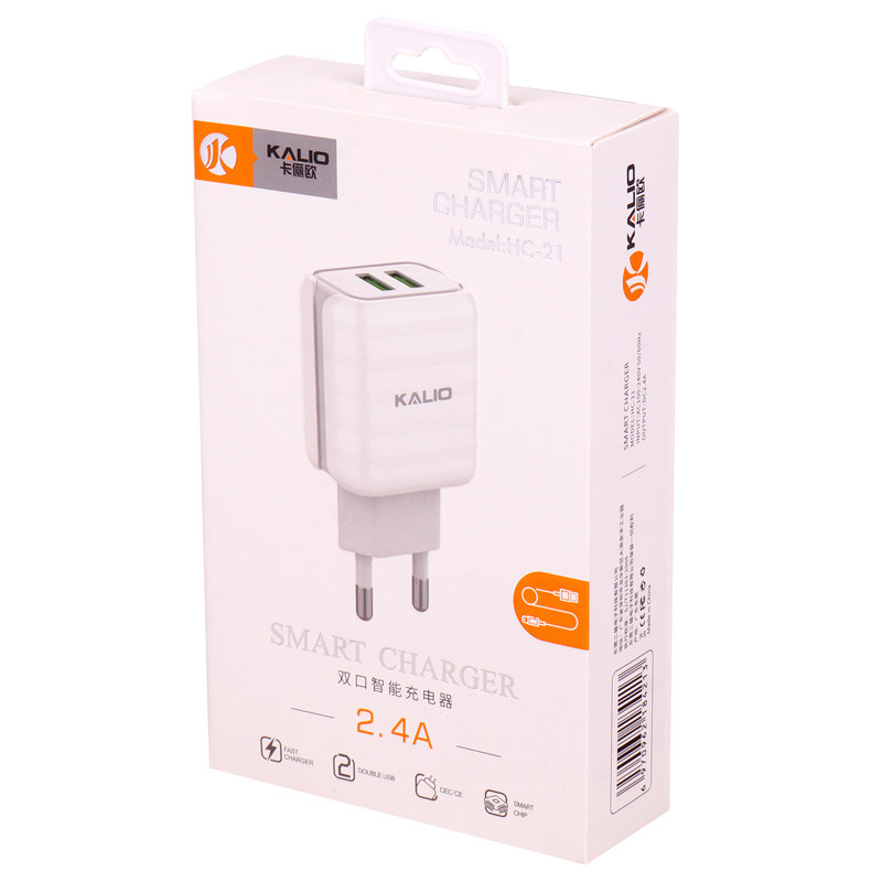 کلگی فست شارژ Kalio HC-21 2Port 2.4A 12W