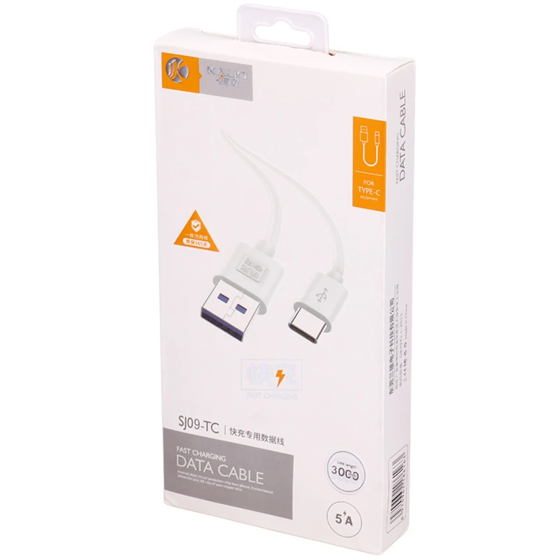 کابل تایپ سی فست شارژ 5 آمپر کالیو SJ09-TC طول 3 متر