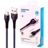 کابل میکرو یو اس بی فست شارژ 2.4 آمپر کینگ استار K02A طول 1 متر