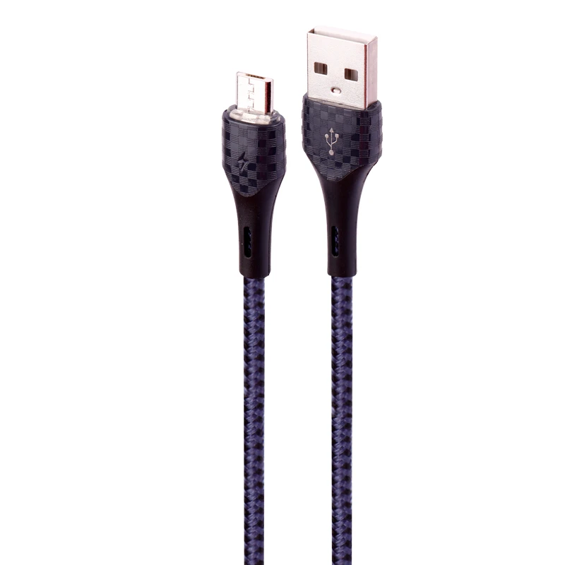 کابل میکرو یو اس بی فست شارژ 2.4 آمپر کینگ استار K02A طول 1 متر