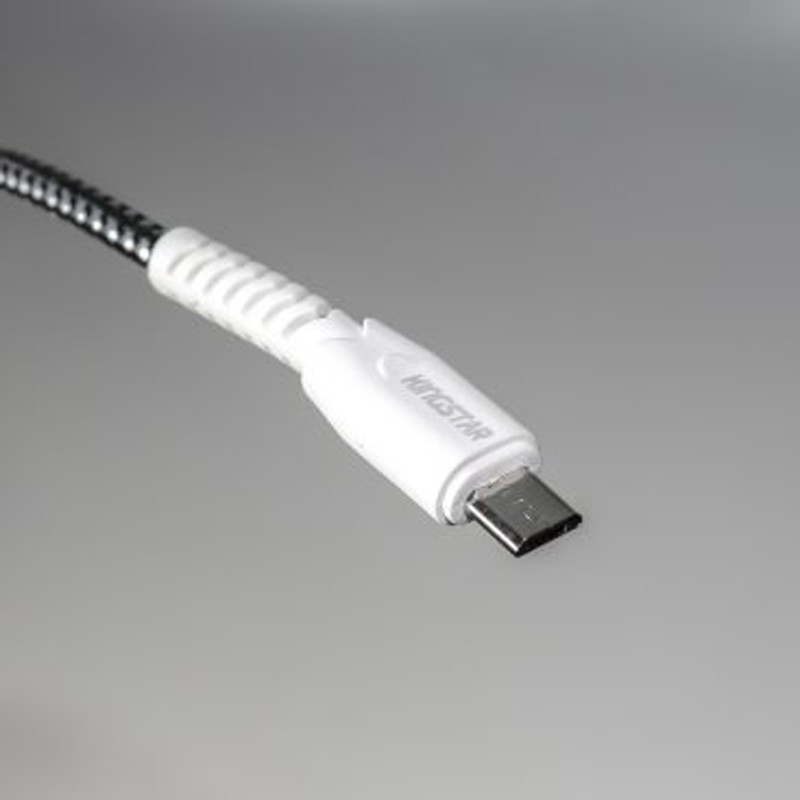 کابل میکرو یو اس بی فست شارژ KingStar K119A 2.1A 1.1m