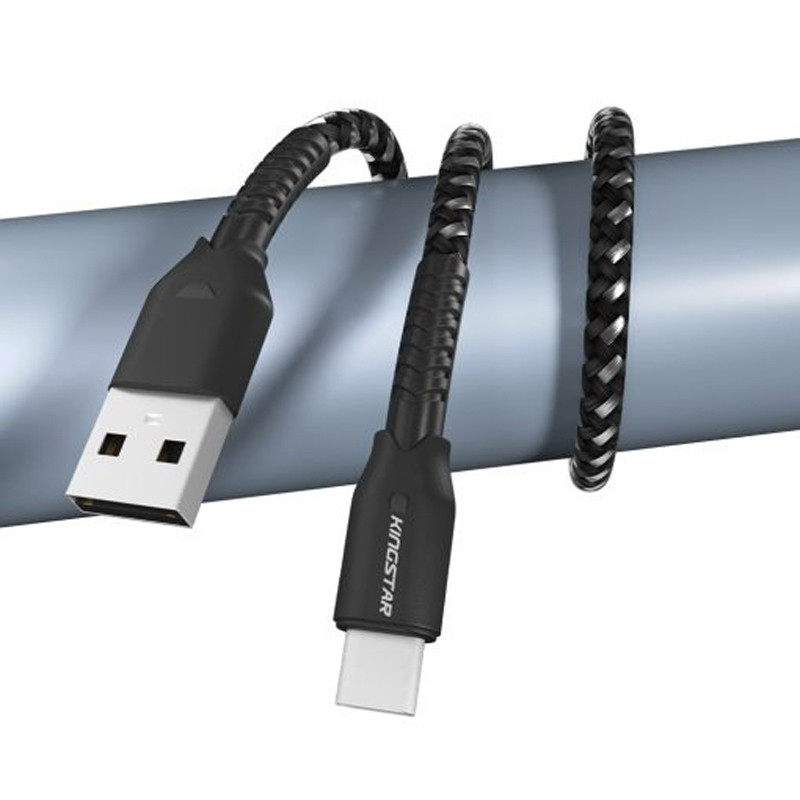 کابل تایپ سی فست شارژ KingStar K119C 2.1A 1.1m