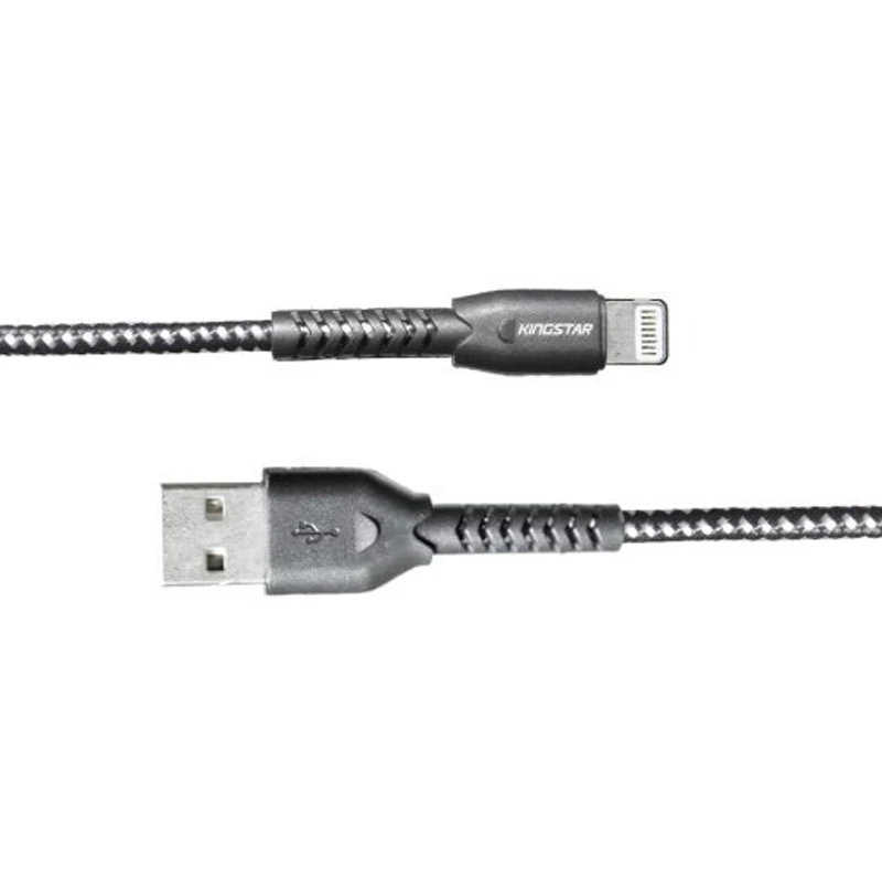 کابل لایتنینگ فست شارژ 2.1 آمپر کینگ استار K119i طول 1.1 متر