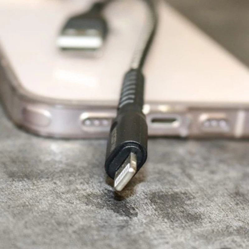 کابل لایتنینگ فست شارژ 2.1 آمپر کینگ استار K119i طول 1.1 متر