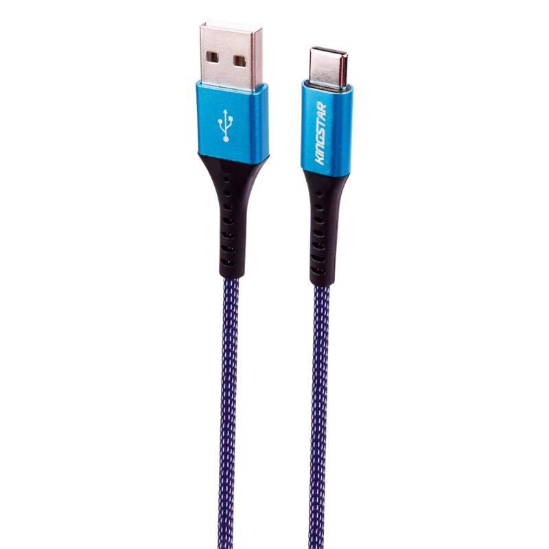 کابل تایپ سی فست شارژ 2.1 آمپر کینگ استار K125C طول 1.1 متر