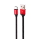 کابل میکرو یو اس بی فست شارژ 2.4 آمپر کینگ استار K21A طول 1 متر