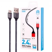 کابل تایپ سی فست شارژ 2.4 آمپر کینگ استار K21C طول 1 متر
