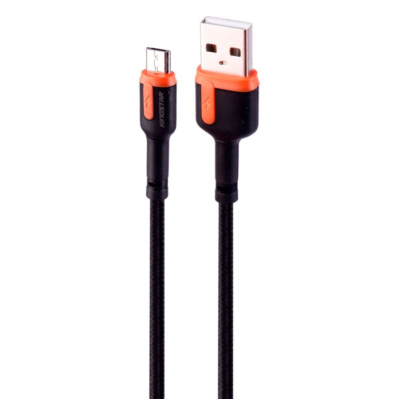 کابل میکرو یو اس بی فست شارژ 2.4 آمپر کینگ استار K32A طول 1 متر