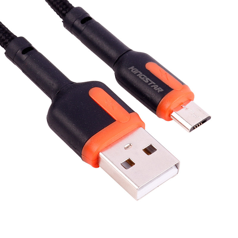 کابل میکرو یو اس بی فست شارژ KingStar K32A 2.4A 1m