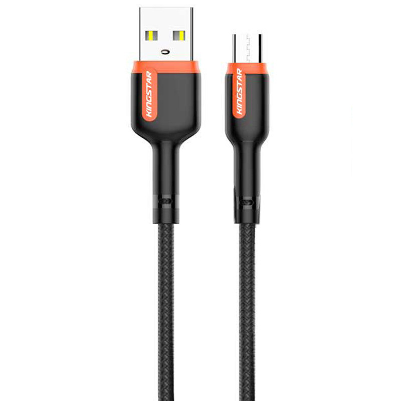کابل میکرو یو اس بی فست شارژ KingStar K32A 2.4A 1m