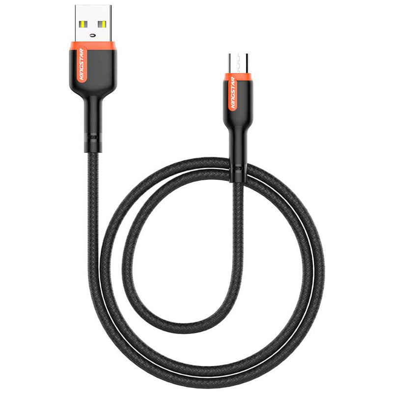 کابل میکرو یو اس بی فست شارژ KingStar K32A 2.4A 1m