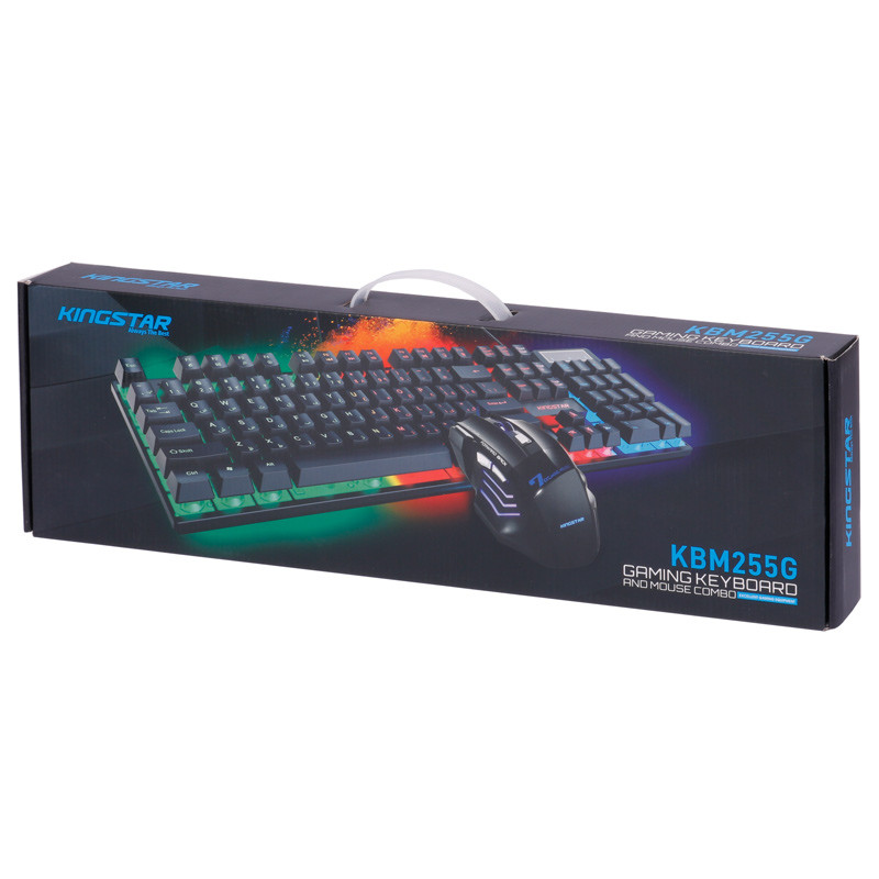 کیبورد و موس گیمینگ کینگ استار KBM255G
