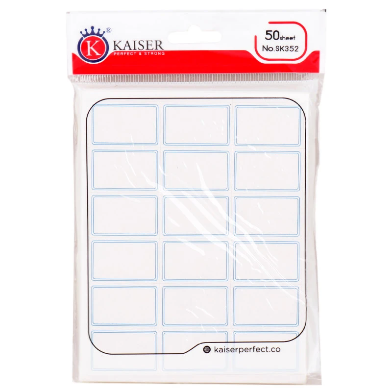 برچسب دور آبی 19*31 میلی متر Kaiser SK352 بسته 900 عددی