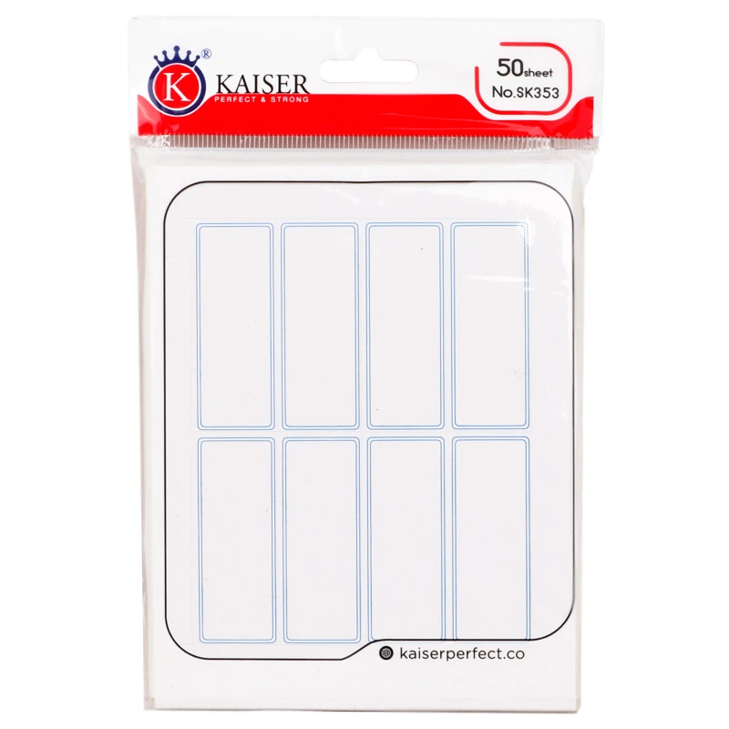 برچسب دور آبی 19*51 میلی متر Kaiser SK353 بسته 400 عددی