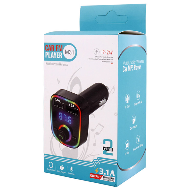 شارژر فندکی + FM Player بلوتوثی M31