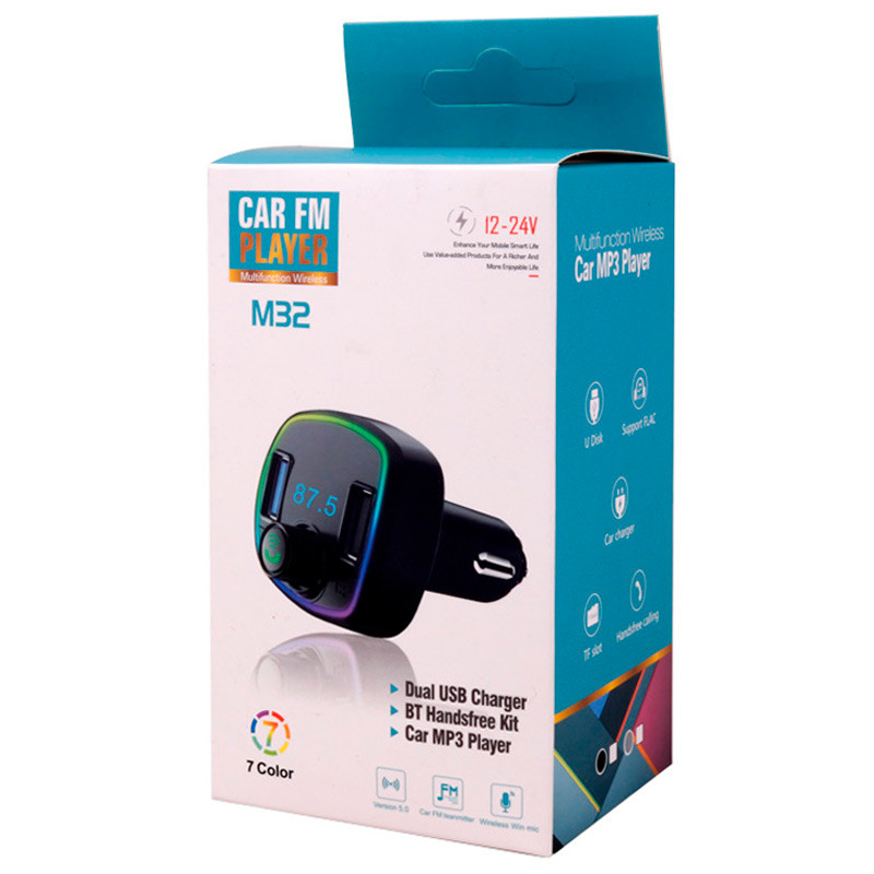 شارژر فندکی + FM Player بلوتوثی M32