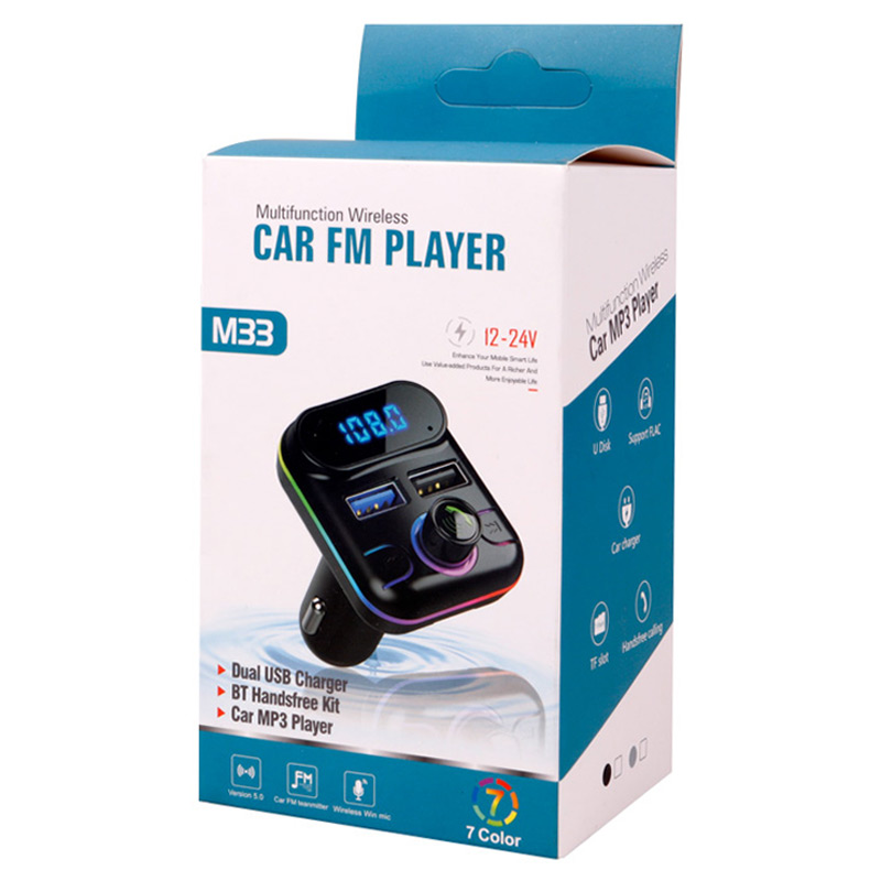 شارژر فندکی + FM Player بلوتوثی M33