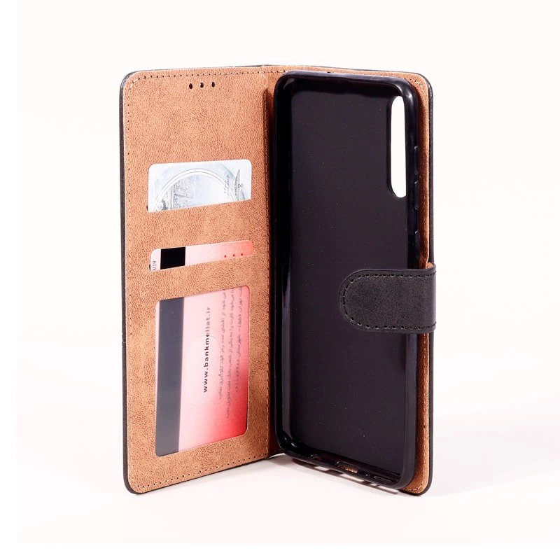 کیف مگنتی Classic جاکارتی دار Samsung Galaxy A30s / A50s مشکی