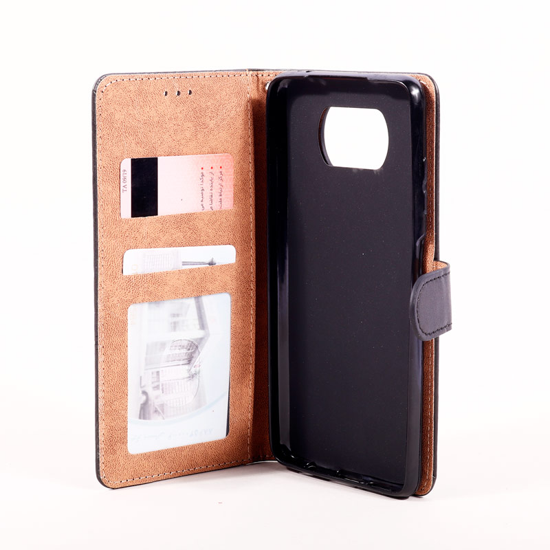 کیف مگنتی Classic جاکارتی دار Xiaomi Poco X3 Pro مشکی