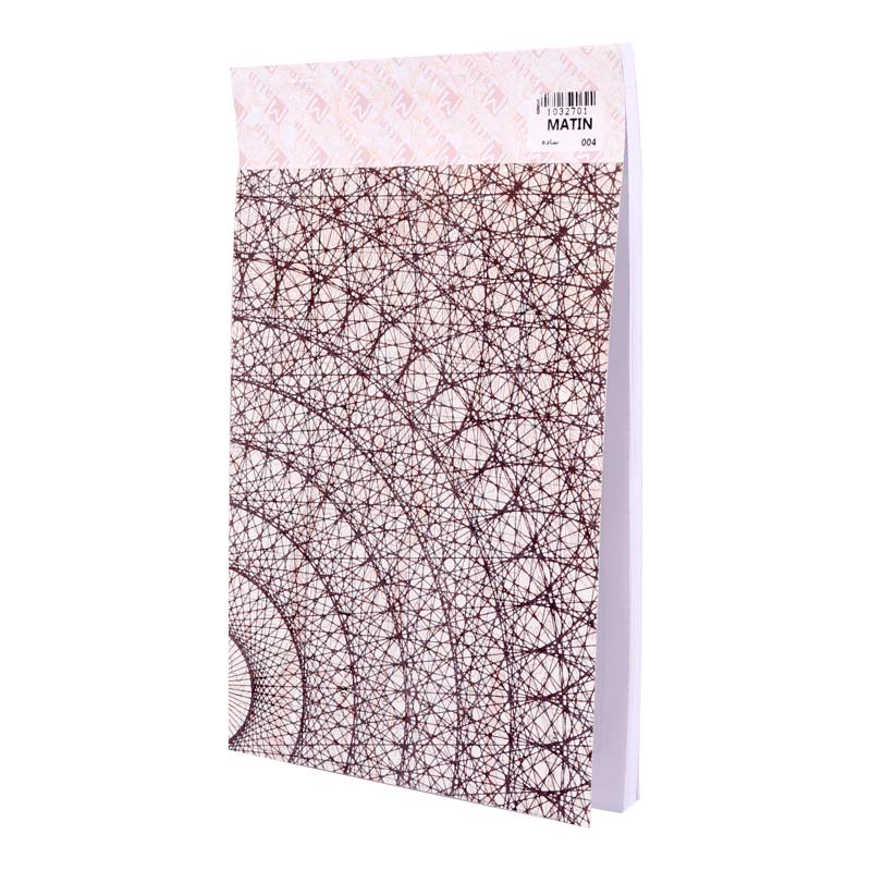فاکتور فروش دو برگی ساده Matin 17.5*28cm کد 004