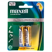 باتری دوتایی قلمی Maxell Alkaline LR6 1.5V AA