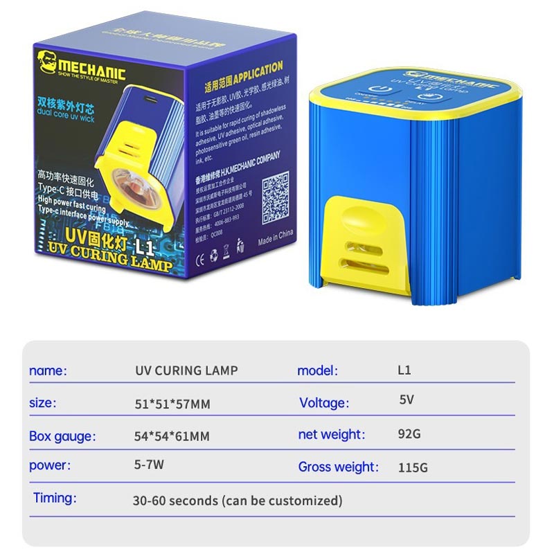 لامپ UV تعمیر برد Mechanic L1 7W