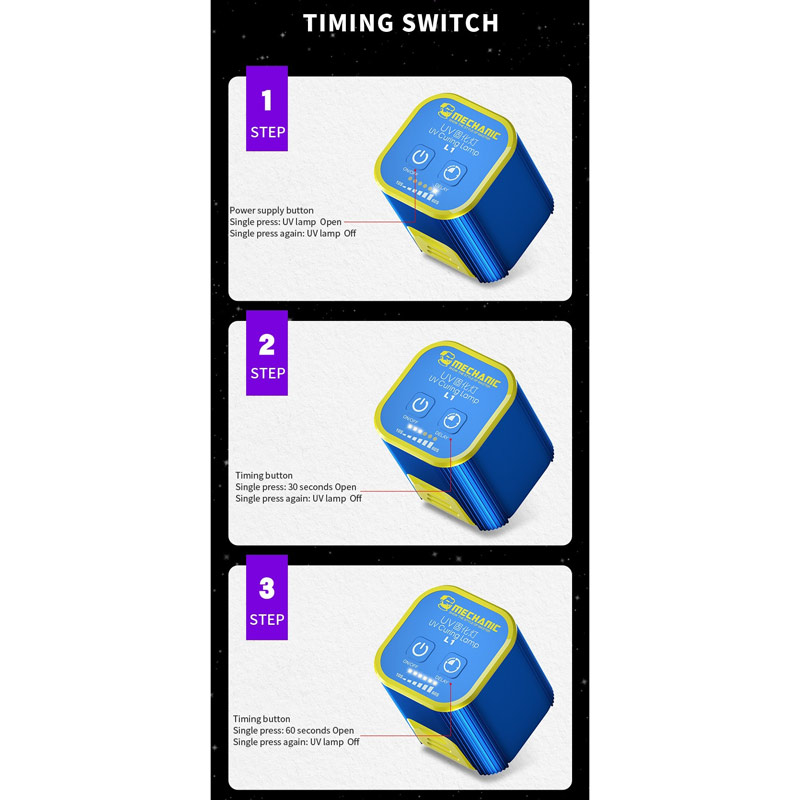 لامپ UV تعمیر برد Mechanic L1 7W