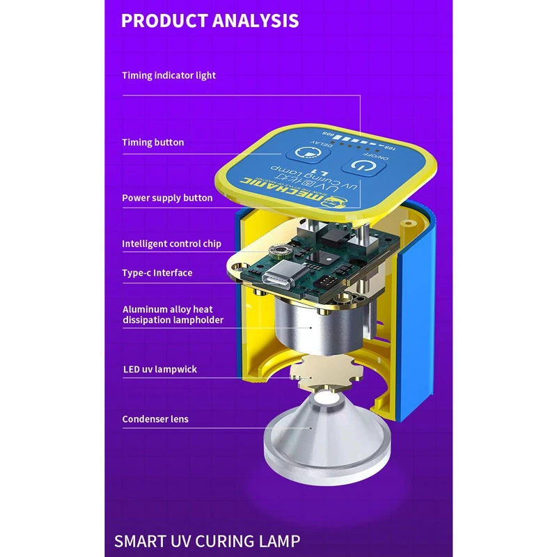 لامپ UV تعمیر برد Mechanic L1 7W