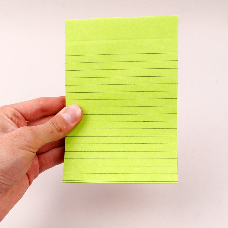 کاغذ یادداشت چسب دار Stick Notes 10*14.8cm بسته ۱۰۰ برگی