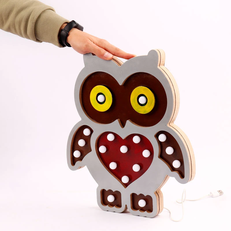 چراغ خواب USB طرح جغد