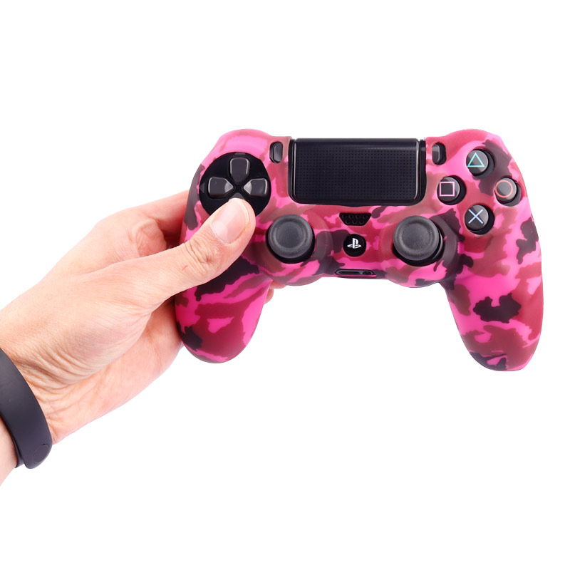 روکش دسته بازی PS4 طرح چریکی صورتی
