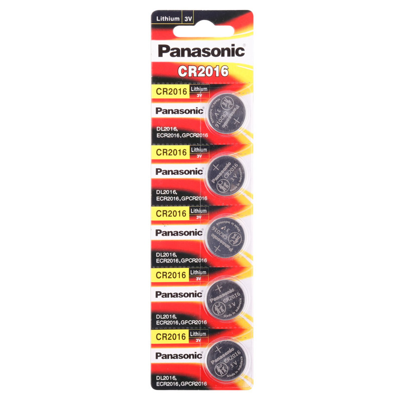 باتری سکه ای Panasonic CR2016 بسته 5 عددی