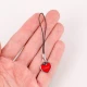 آویز فلش و موبایل طرح قلب Love قرمز