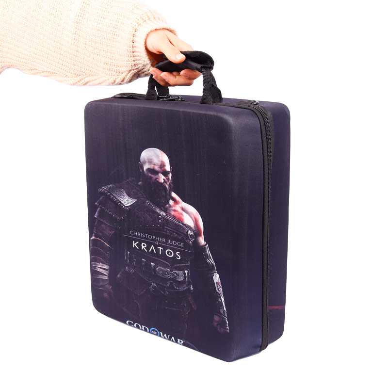 کیف کنسول بازی PS4 طرح God Of War زمینه مشکی