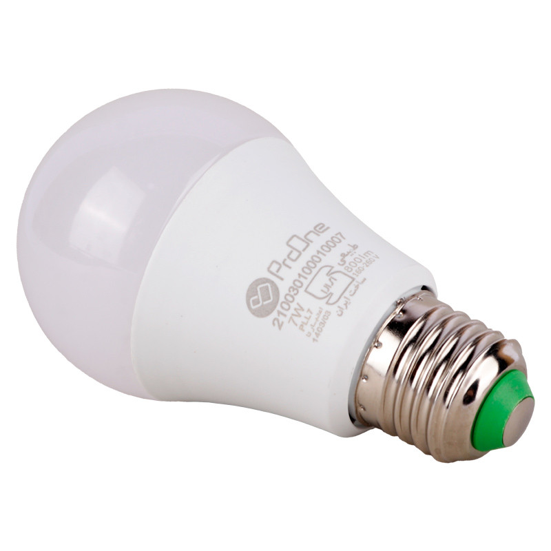لامپ ال ای دی حبابی 7 وات پرووان PLL7 پایه E27