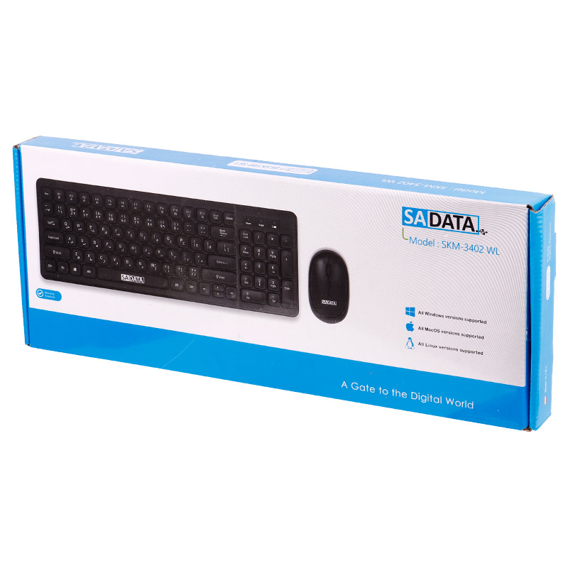 کیبورد و موس بی سیم سادیتا SKM-3402WL