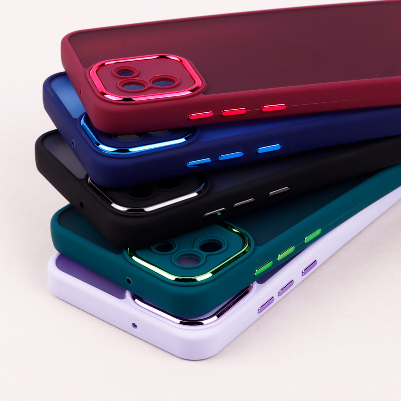 قاب PC متال ایرون مات محافظ لنزدار Samsung Galaxy A03