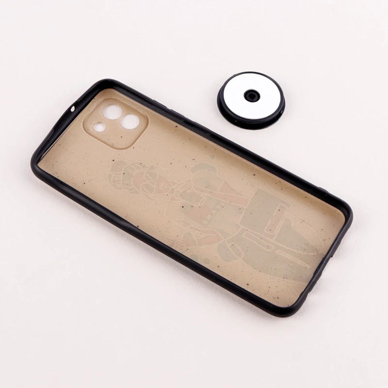 قاب فانتزی طرحدار دخترانه محافظ لنزدار + پاپ سوکت Samsung Galaxy A03 سری R