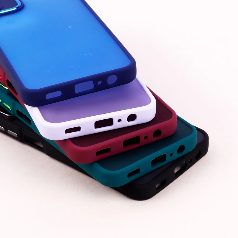 قاب PC سامسونگ Galaxy A03s / A02s متال ایرون پشت مات محافظ لنزدار