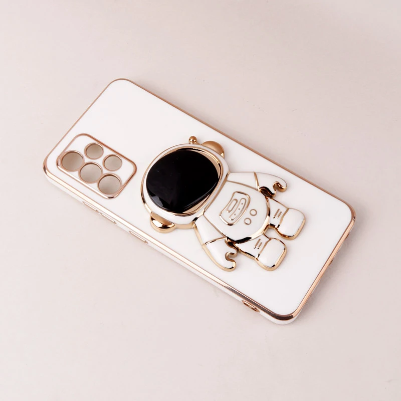 قاب براق My Case استند آدمکی محافظ لنزدار Samsung Galaxy A32 4G