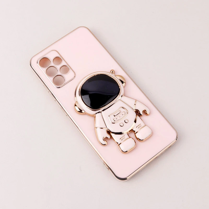قاب براق My Case استند آدمکی محافظ لنزدار Samsung Galaxy A32 4G