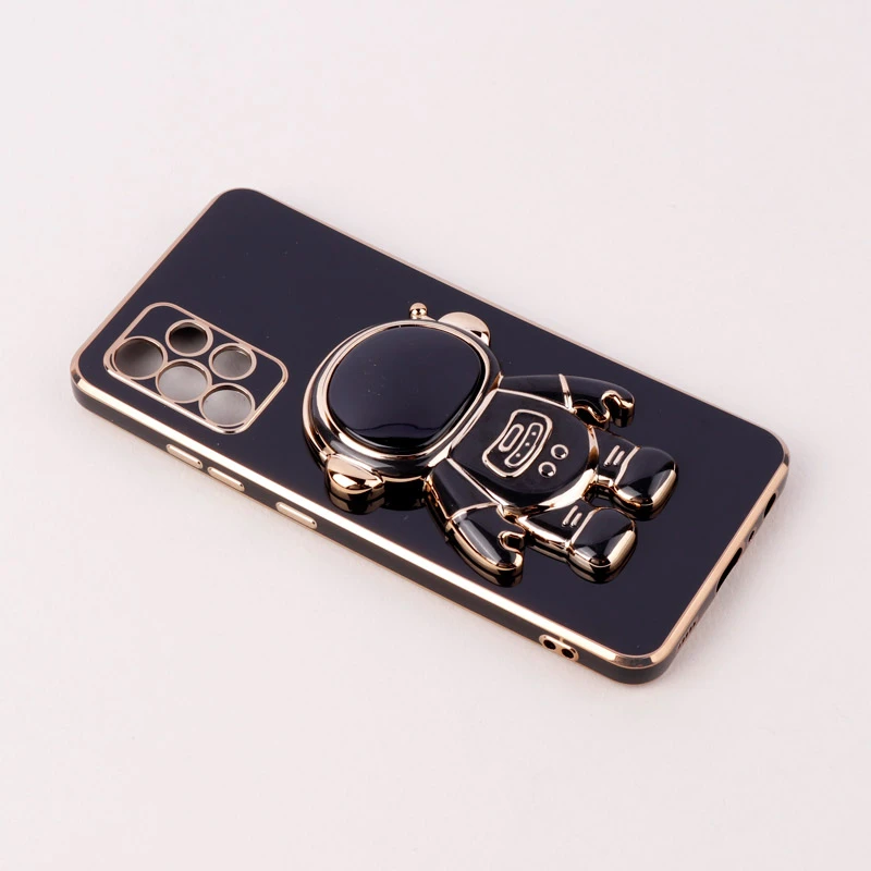 قاب براق My Case استند آدمکی محافظ لنزدار Samsung Galaxy A32 4G