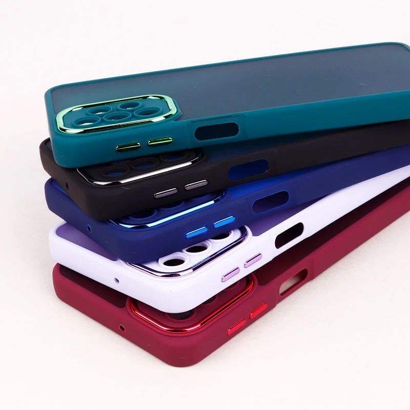 قاب PC سامسونگ Galaxy A32 5G متال ایرون پشت مات محافظ لنزدار