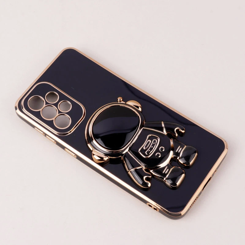 قاب براق My Case استند آدمکی محافظ لنزدار Samsung Galaxy A33 5G